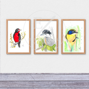Trío de aves
