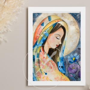 Virgen a la luz de la luna